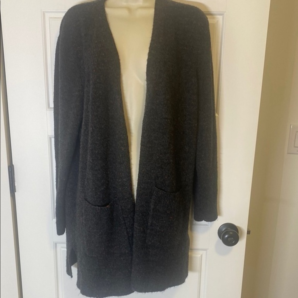Madewell open mixed knit cardigan medium